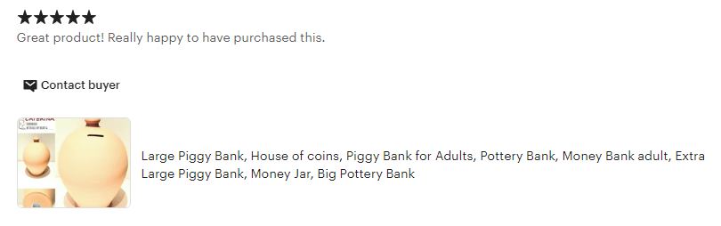 Terracotta Piggy Bank, Coin Bank Adult, Smash Money Box.