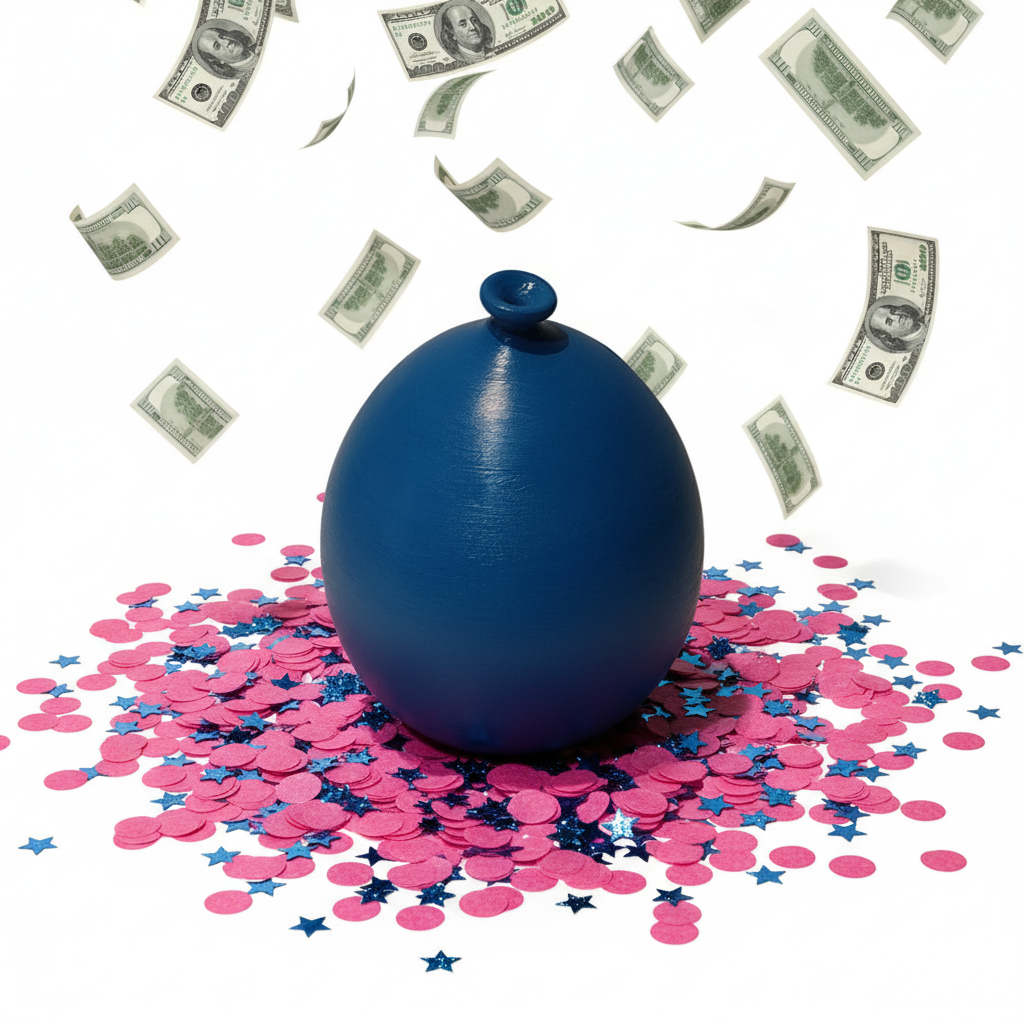 Brilliant Blue Balloon Money Pot – Unique Piggy Bank for Kids