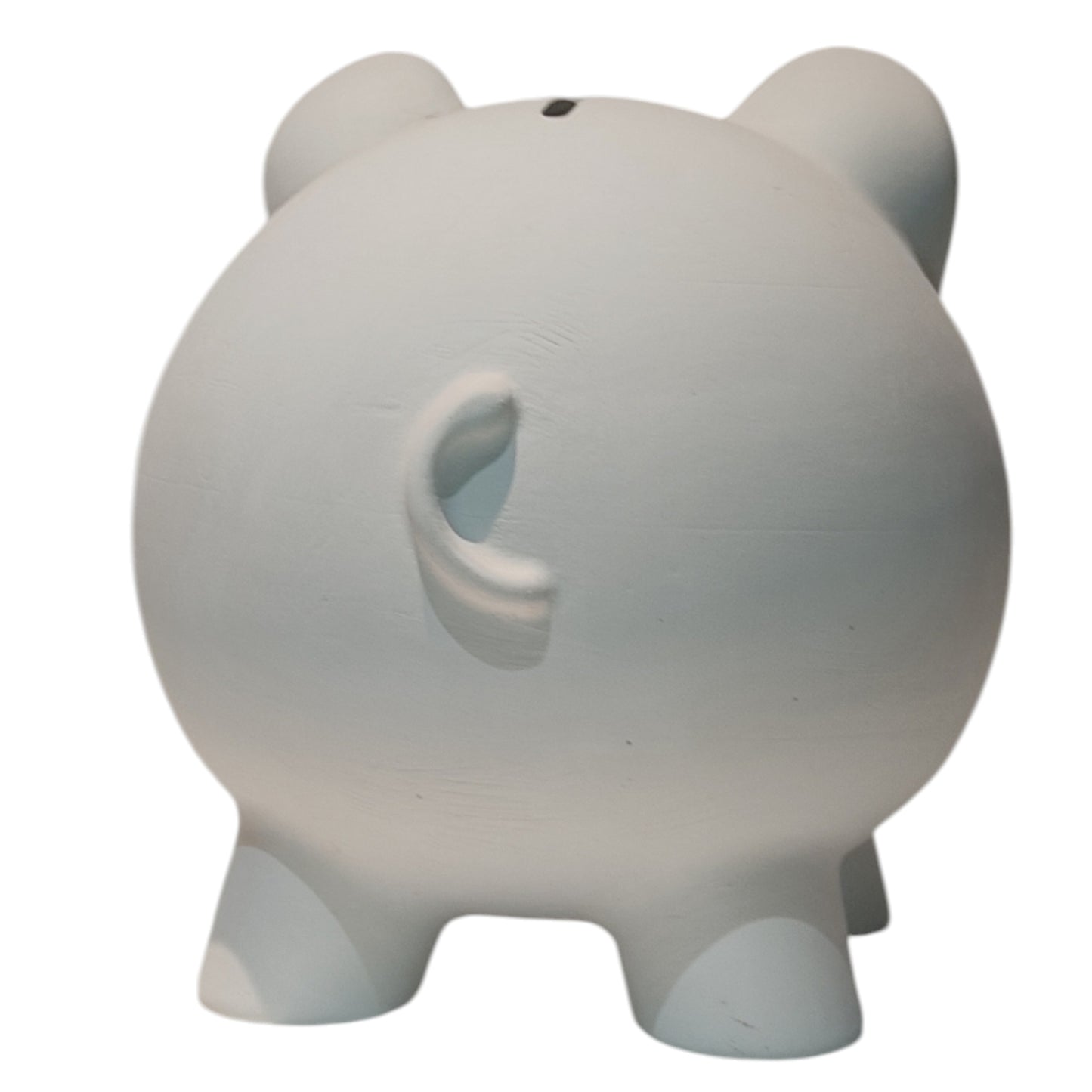 Piggy Bank, White Pig Bisque, Piggy Bank No Hole, Smash Piggy Bank