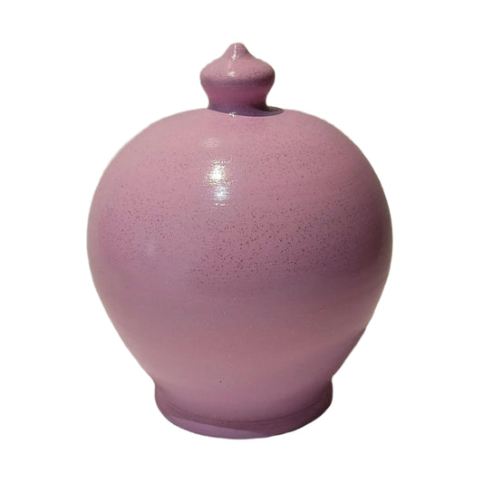 Piggy Bank for Girls, Baby Pink with silver glitter, Money Pot