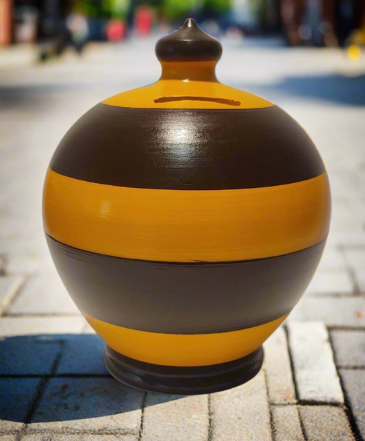 Caterina Money Pot, Italian Piggy Bank, Piggy Bank with no hole