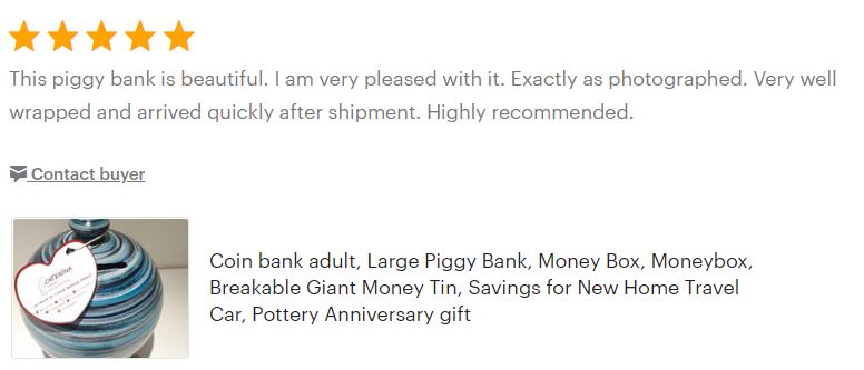 Money Box, Pottery Piggy Bank, Adult Piggy Bank.