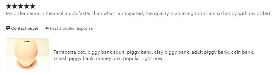 Terracotta Piggy Bank, Coin Bank Adult, Smash Money Box.