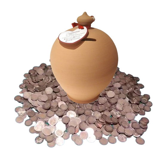 Terracotta Piggy Bank | Clay Piggy Bank | Piggy Bank Adult | Smash Money Box