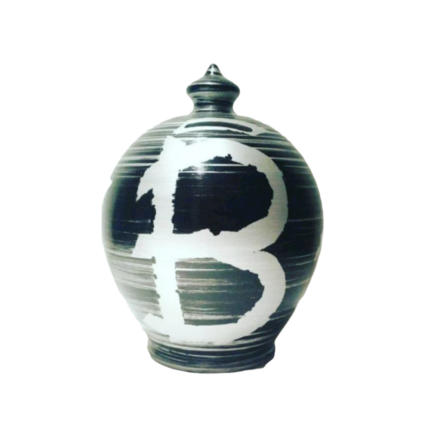 Looking for a personalized coin bank for that special someone? We welcome custom orders! We will hand draw your initials and/or hand paint your piggy bank with colors of your choice. A great gift idea for both women and men!  💰 Size: 30 cm = 11,811 Inches. Circumference: 72 cm = 28,3 inches.  Colors: Silver and Black, as in picture.  With hole and stopper plug, or without hole.