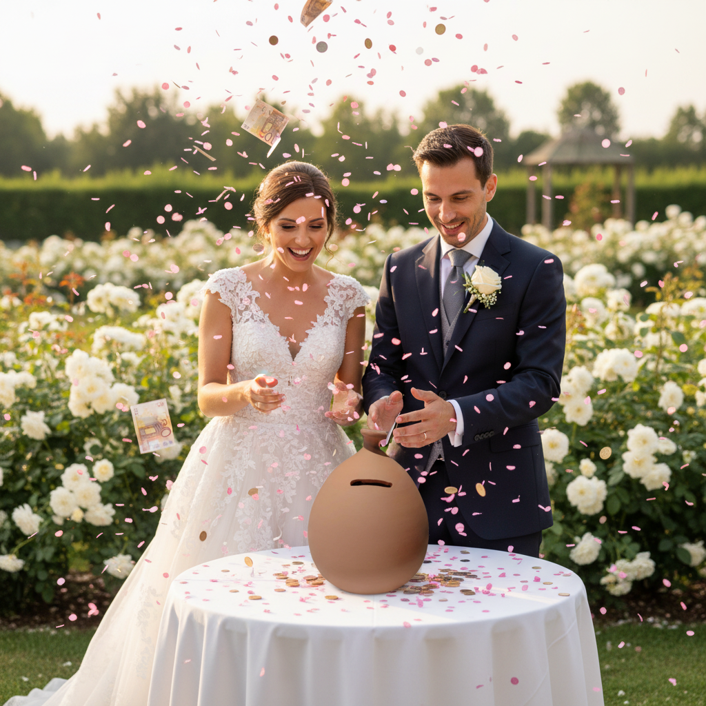 Pottery Balloon Money Pot, Wedding Gift Box