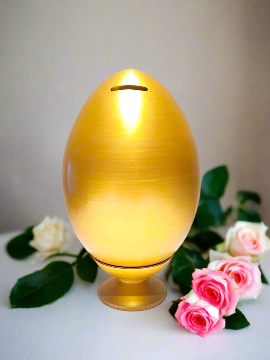 Large Egg Shaped Money Pot, Big Pottery Egg Piggy Bank to smash