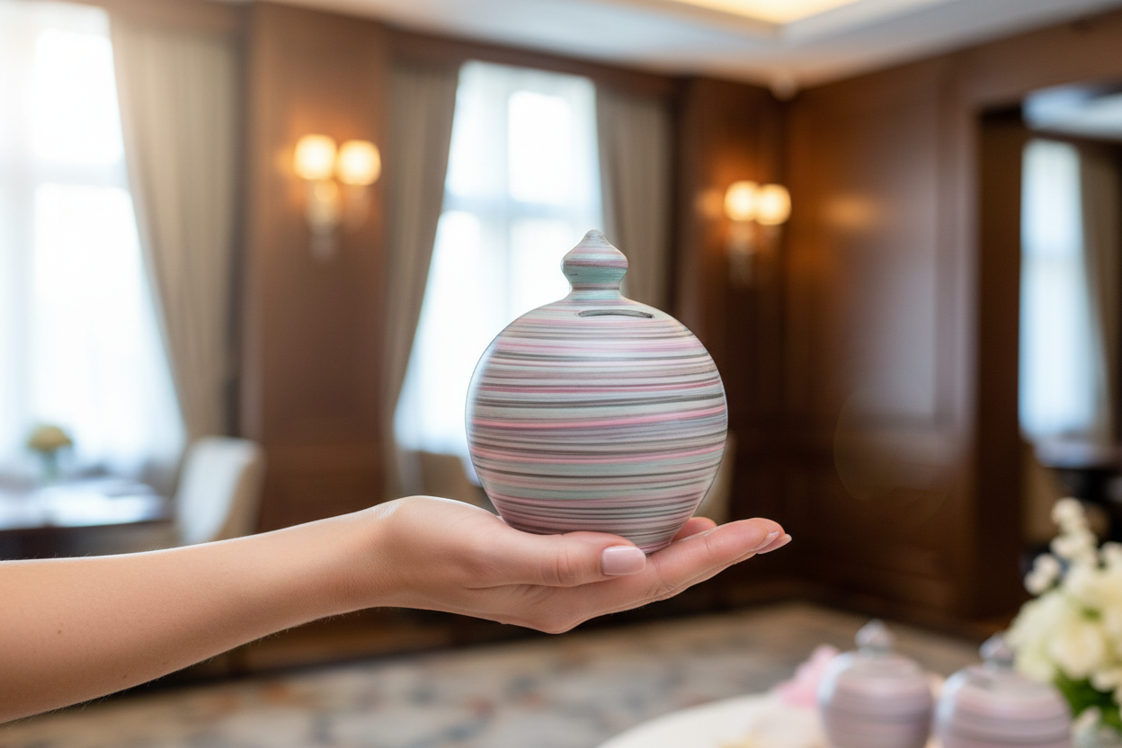 Piggy Bank, Coin Bank adult, Pottery Anniversary gift for her, Money Pot.