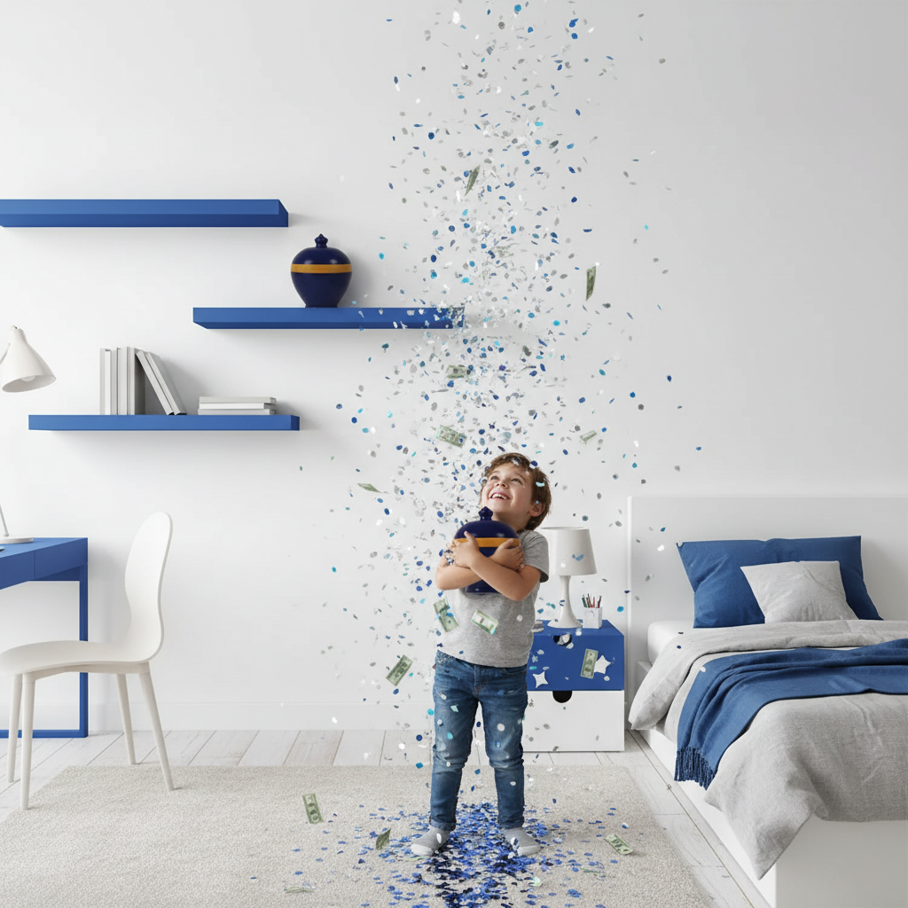 Caterina Money Pot, Italian Piggy Bank, Coin banks for adults