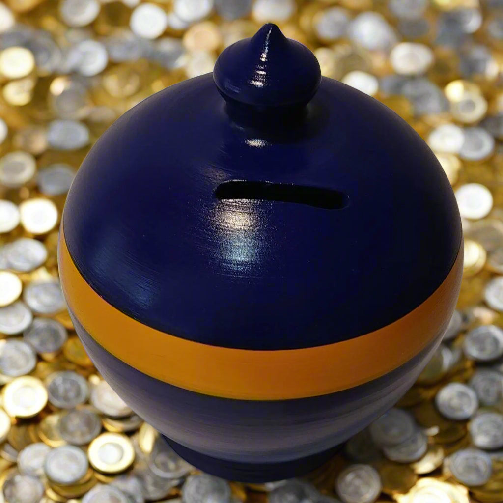 Caterina Money Pot, Italian Piggy Bank, Coin banks for adults