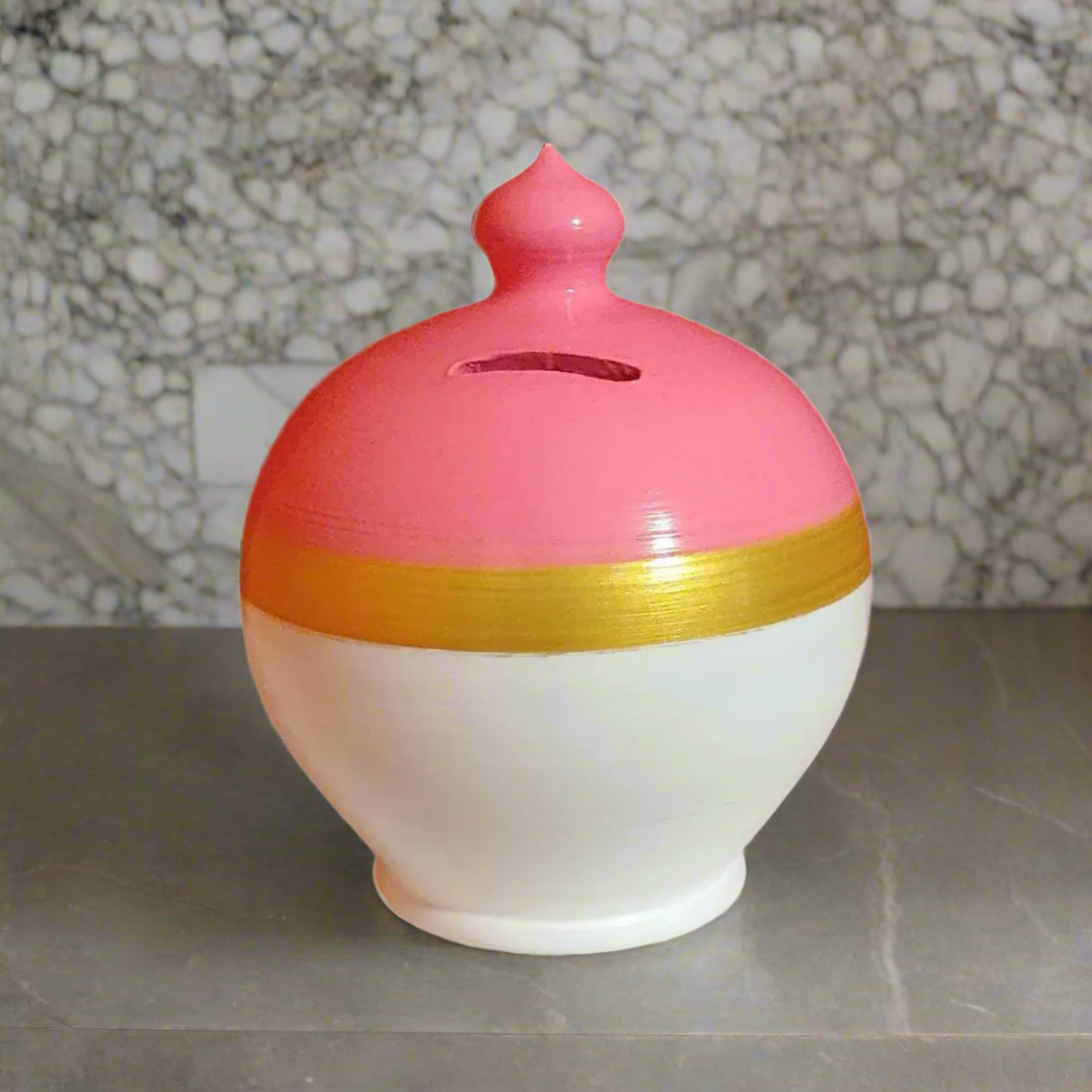 Caterina Money Pot, Italian Piggy Bank, Smash Piggy Bank