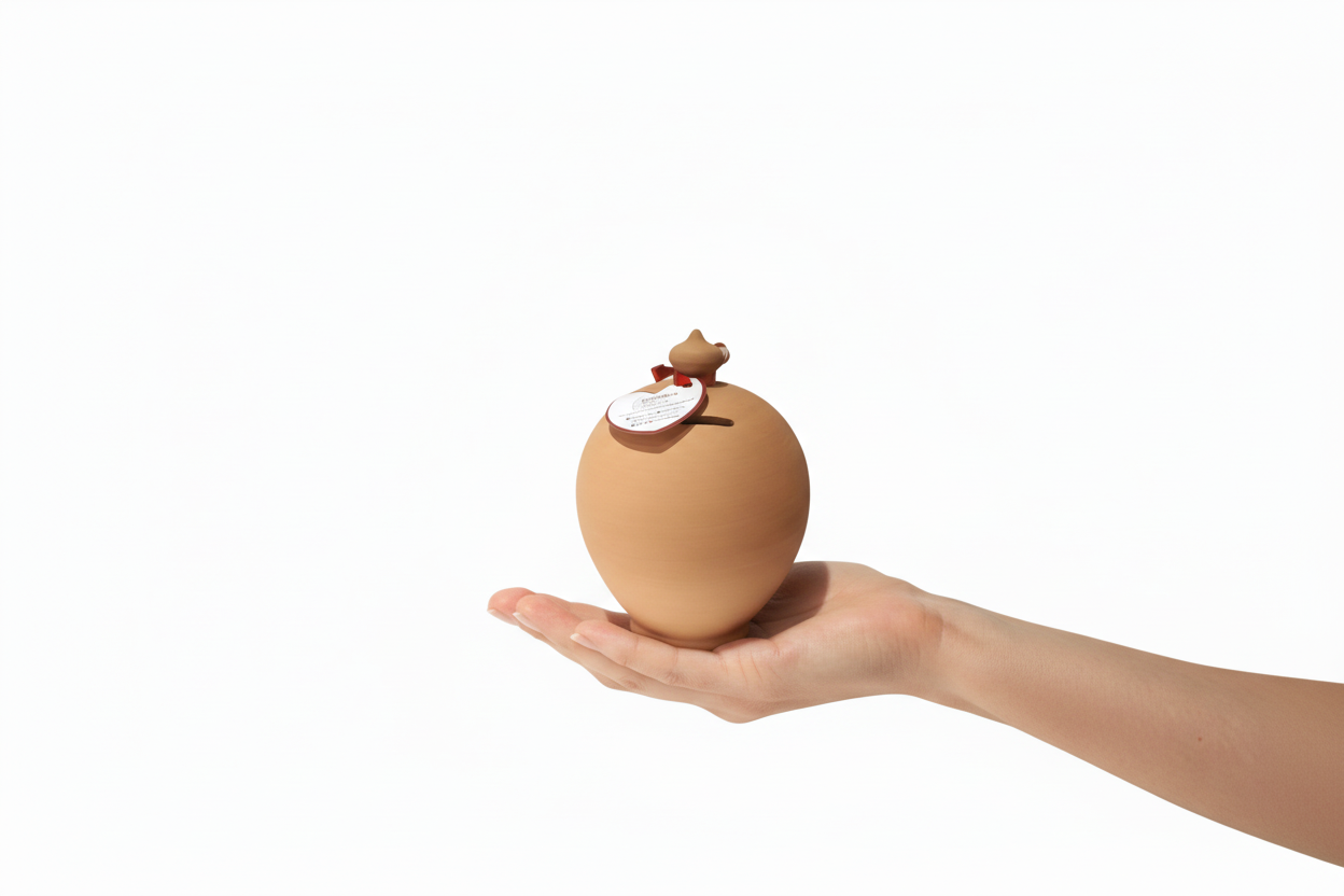 SET OF 10 Terracotta piggy bank for wedding favors