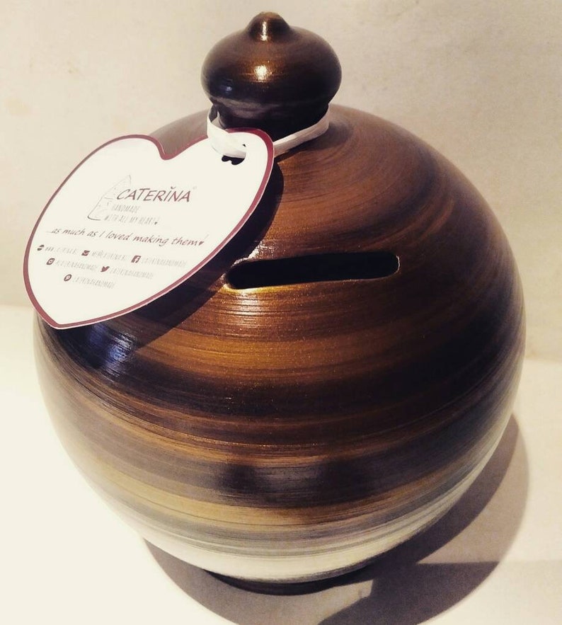 Piggy Bank, Caterina Money Pot, adult piggy bank, coin bank