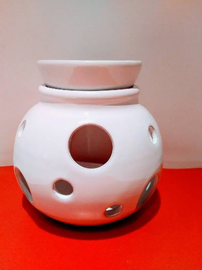 Ceramic oil burner, Oil burner, essential oil burner, ceramic oil burner, aromatherapy diffuser, pottery wax burner, tea light oil burner