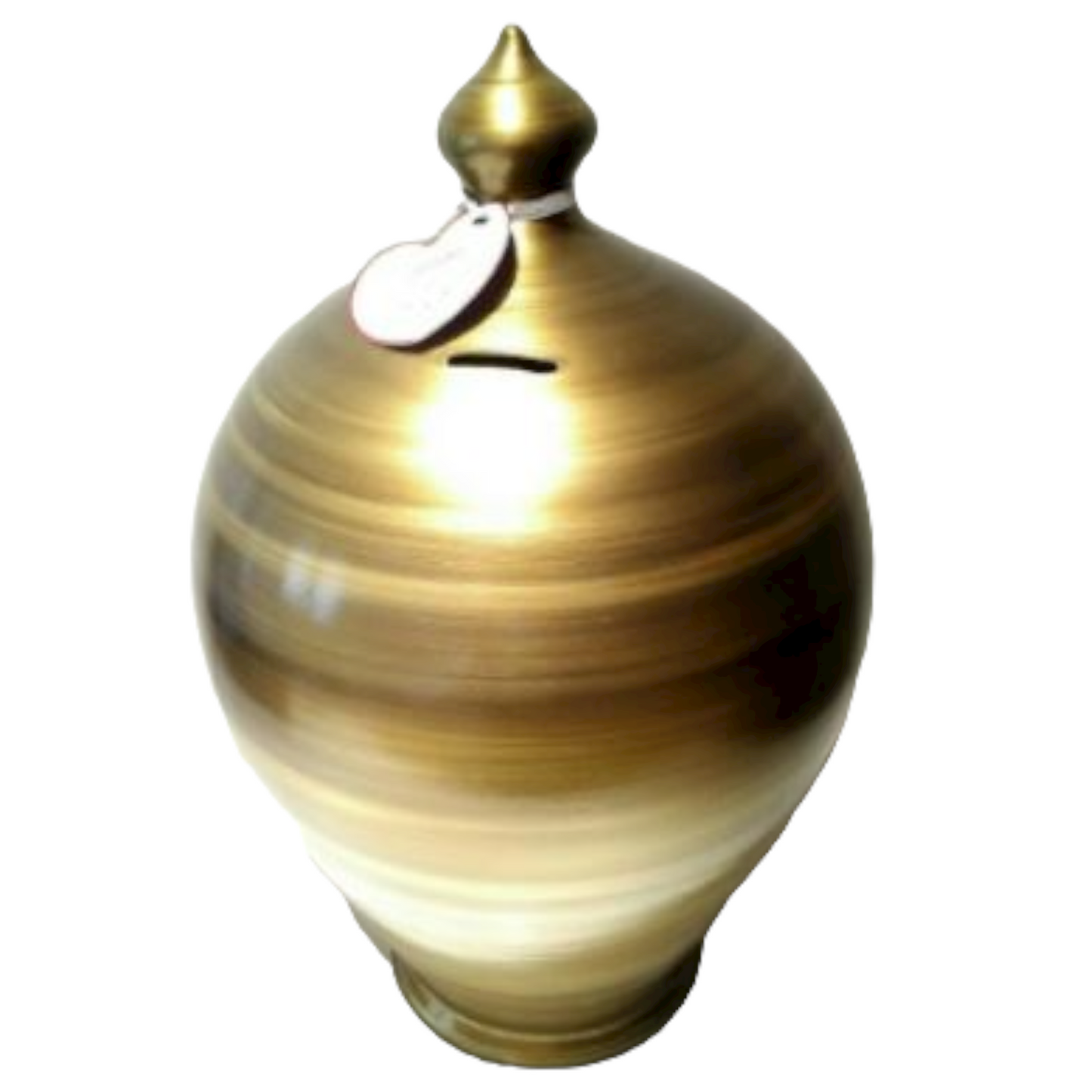 Tiny Money Pot, Mini Piggy Bank, Gold and Bronze Piggy Bank