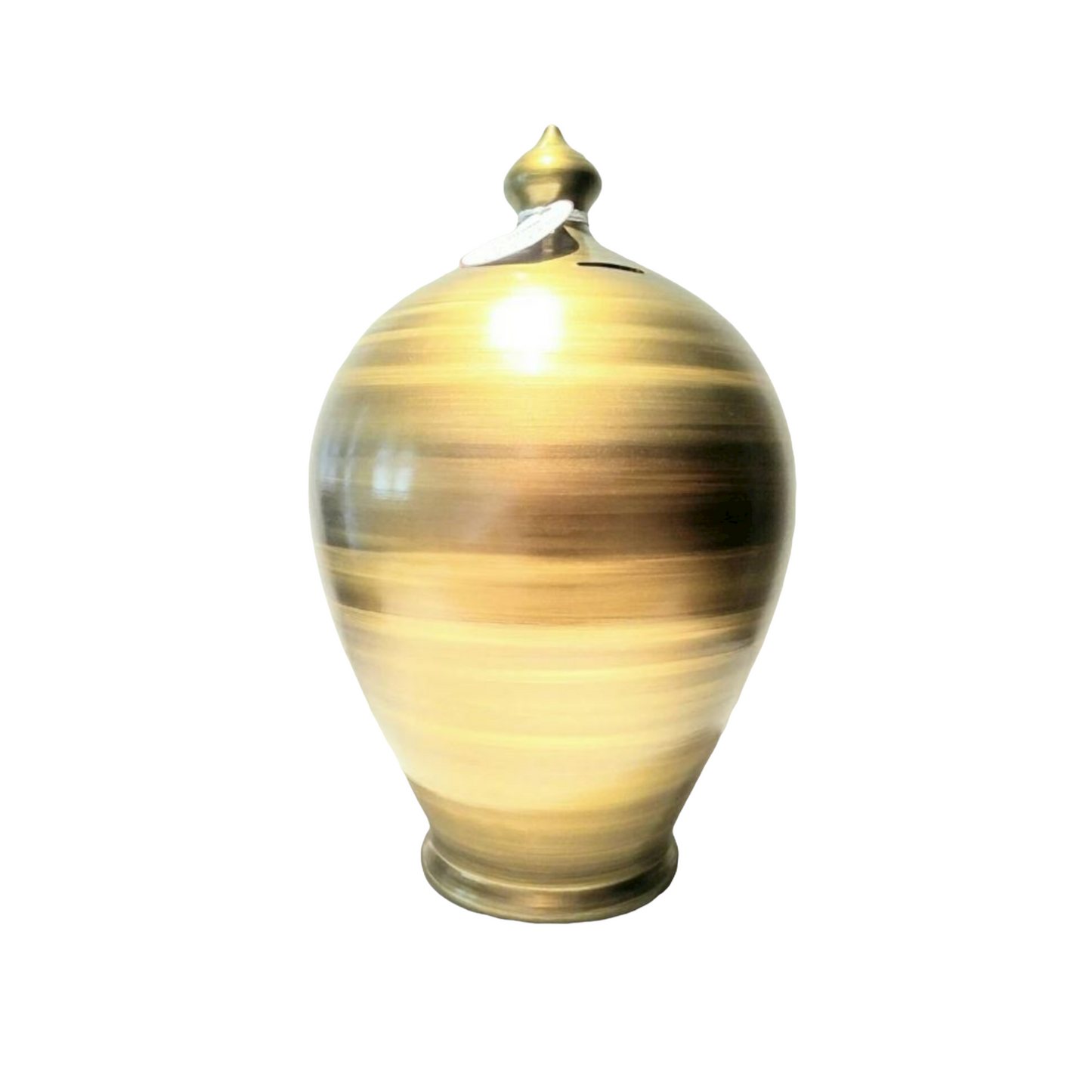 Tiny Money Pot, Mini Piggy Bank, Gold and Bronze Piggy Bank