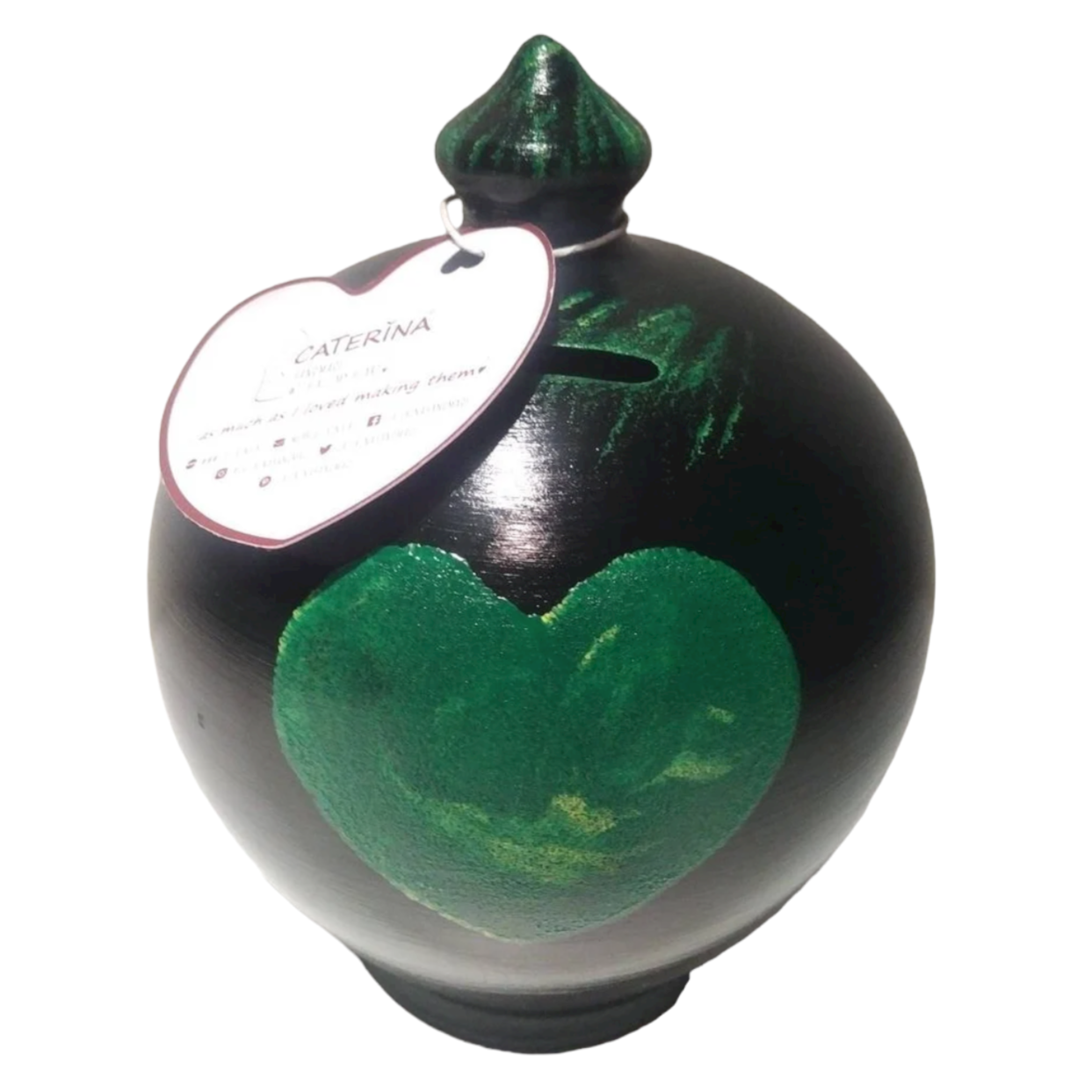 Pottery Anniversary Gift, 16" in height, Piggy Bank, Coin Bank Adult