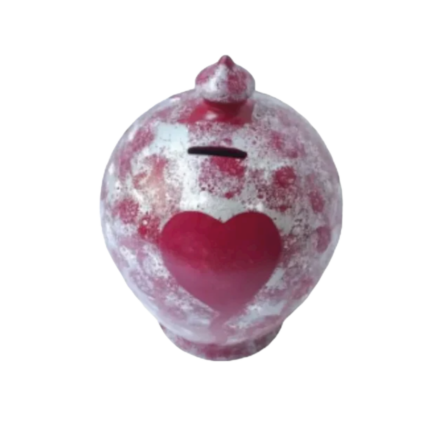 Colors: Permanent Red, White, Silver. Heart Ballon: Permanent Red. 💰Size: 15 cm = 5.90 inches in height. Circumference: 40 cm = 15.74 inches. With hole and stopper plug, or without hole.