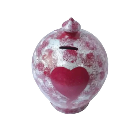 Colors: Permanent Red, White, Silver. Heart Ballon: Permanent Red. 💰Size: 15 cm = 5.90 inches in height. Circumference: 40 cm = 15.74 inches. With hole and stopper plug, or without hole.