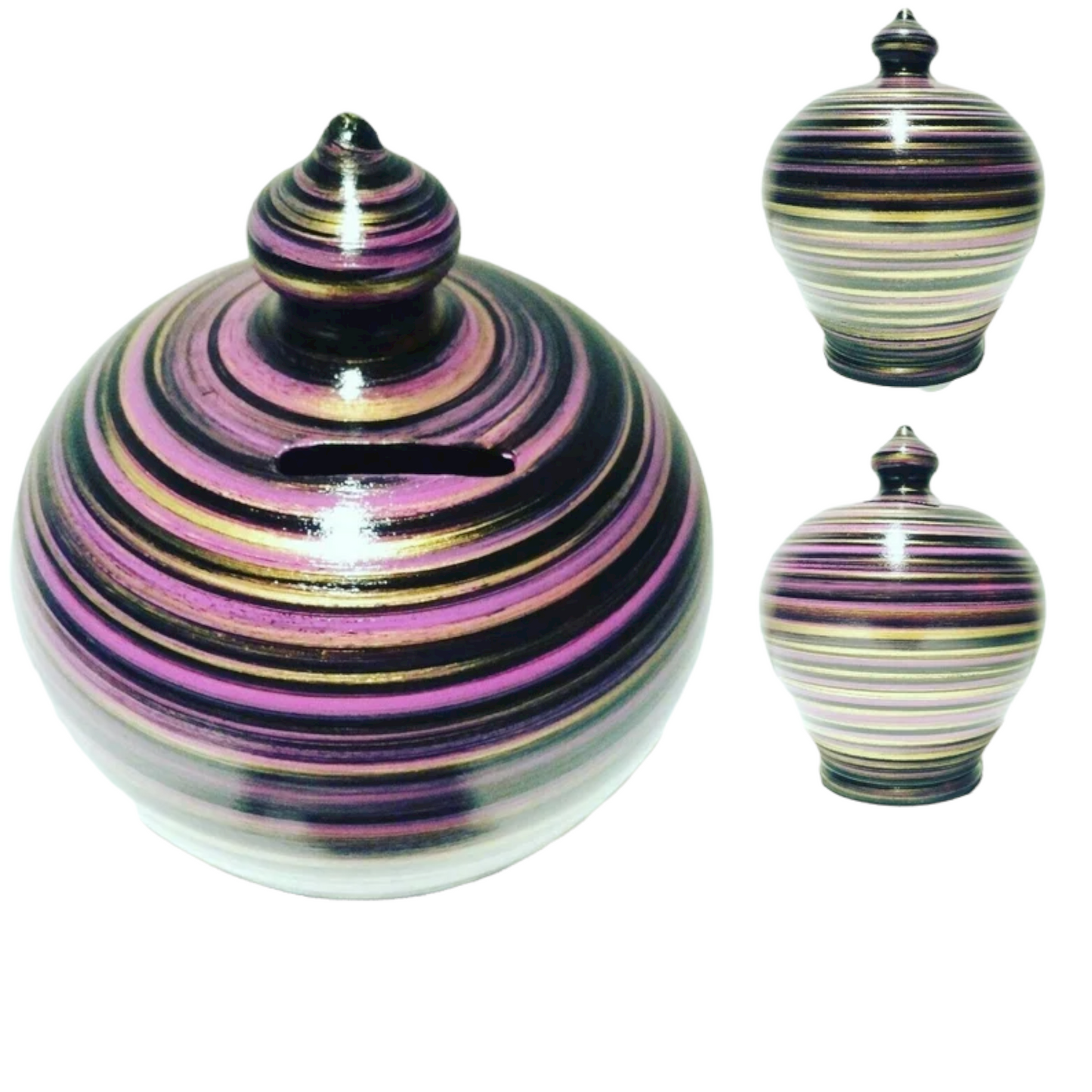 Piggy Bank for Women, Pottery Piggy Bank, Smash to open Money Box