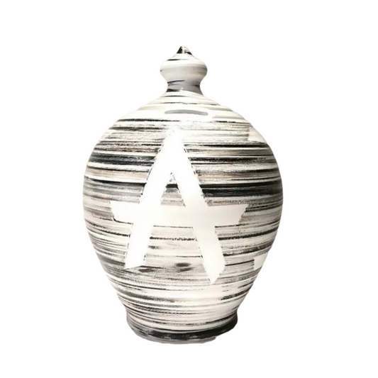 Piggy bank, large piggy bank, big coin bank, initial piggy bank, letter piggy bank